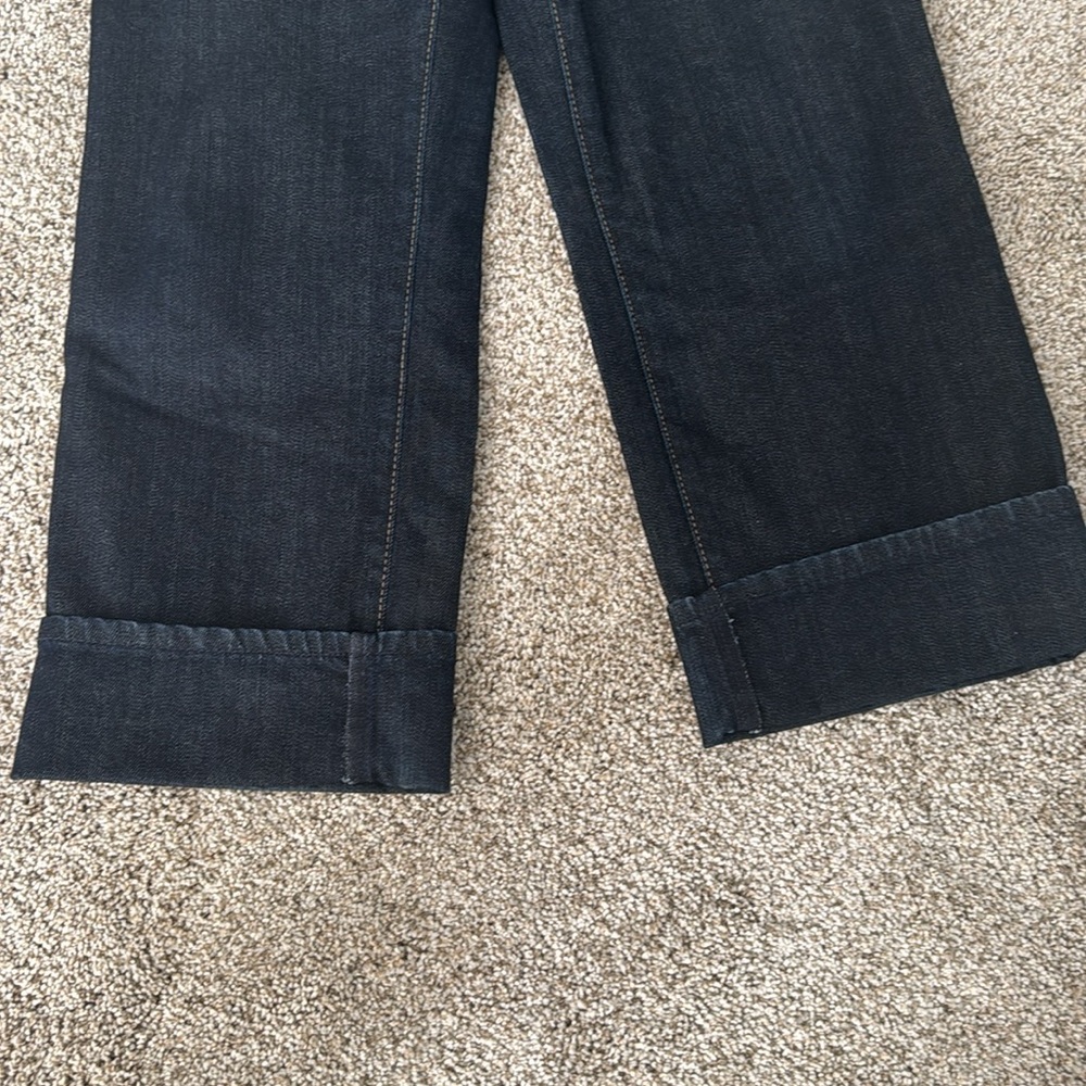 Adriano Goldschmied Dark Blue Cropped  Jeans - Picture 7 of 8